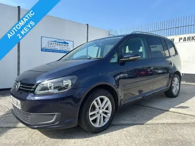 Used VW Touran SE 105 HP (77 kW) 2014 Blue MPV