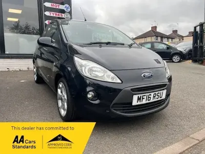 Used Ford Ka Zetec 69 HP (50 kW) 2016 Black Hatchback