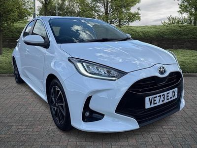 White Used 2023 Toyota Yaris Hybrid Design Hatchback | £17,291 (Good price)