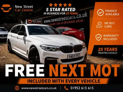 Used BMW 520 M Sport 190 HP (139 kW) 2020 White Estate