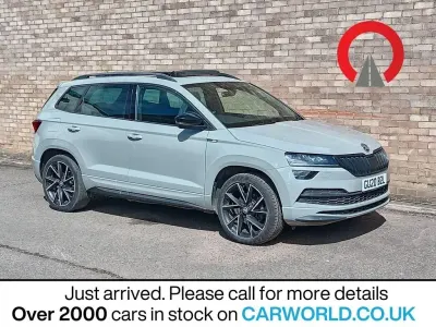 Używany Skoda Karoq SportLine 190 KM (139 kW) 2020 Szary SUV