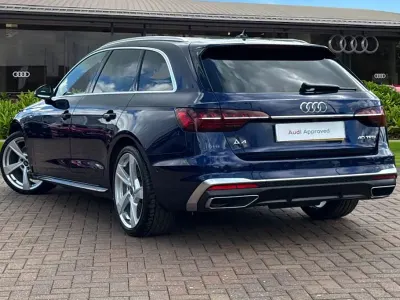Used Audi A4 S-Line 204 HP (150 kW) 2024 Blue Estate