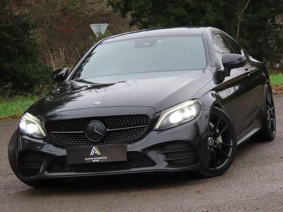 Black Used 2018 Mercedes C300 AMG Line Premium Coupe | £13,994 (Expensive)