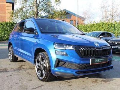 Blue Used 2025 Skoda Karoq SportLine SUV | £26,508 (Good price)