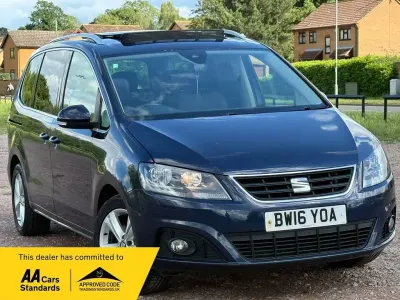 Used Seat Alhambra SE 177 HP (130 kW) 2016 Blue MPV