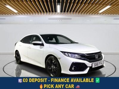 White Used 2018 Honda Civic SR Hatchback | £9,599 (Good price)