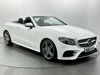 Used Mercedes E220 AMG Line Premium 2018 White Cabriolet