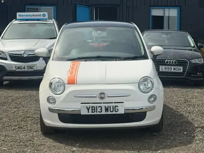 Used Fiat 500 Lounge 69 HP (50 kW) 2013 White Hatchback