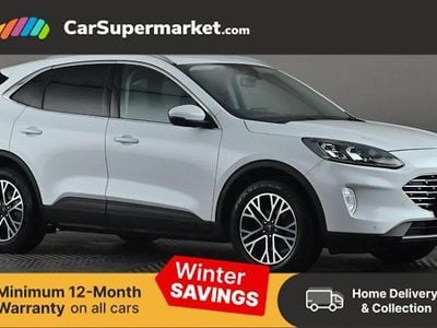 White Used 2020 Ford Kuga Titanium SUV | £15,197 (Fair price)