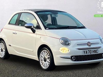 White Used 2020 Fiat 500C Dolcevita Cabriolet | £10,099 (Fair price)