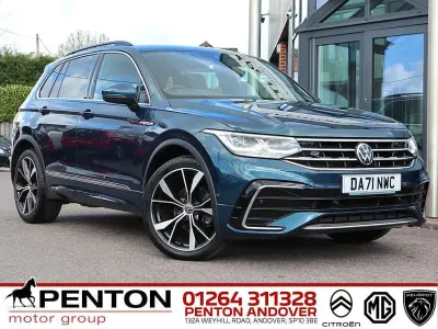 Usado VW Tiguan R-line 150 HP (110 kW) 2021 Azul SUV
