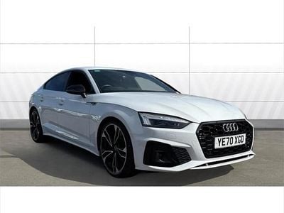 Used Audi A5 Sportback Black Edition 245 HP (180 kW) 2020 White Hatchback