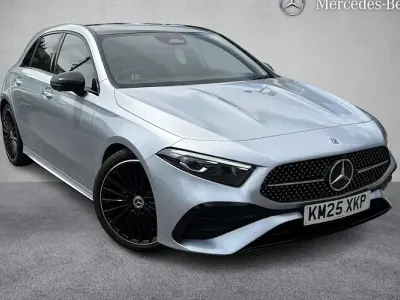 Used Mercedes A180 AMG line 136 HP (100 kW) 2025 Silver Hatchback