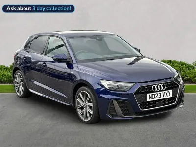 Used Audi A1 Sportback S-Line 110 HP (80 kW) 2023 Blue Hatchback