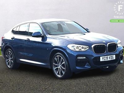 Blue Used 2019 BMW X4 M Sport SUV | £24,399 (Fair price)