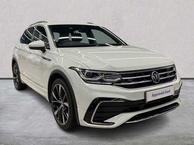 White Used 2022 VW Tiguan R-line SUV | £26,499 (Fair price)