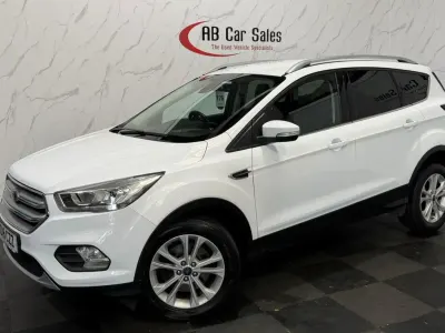 Käytetty Ford Kuga Titanium 120 HP (88 kW) 2018 Valkoinen Katumaasturi
