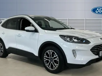 Used Ford Kuga Titanium 150 HP (110 kW) 2020 White SUV