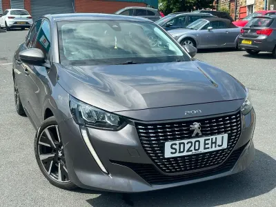 Used Peugeot 208 Allure 100 HP (73 kW) 2020 Grey Hatchback