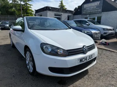 Used VW Golf Cabriolet SE 2014 White Cabriolet