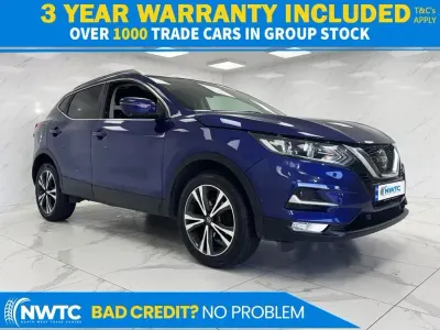 Used Nissan Qashqai N-Connecta 140 HP (102 kW) 2018 Blue SUV