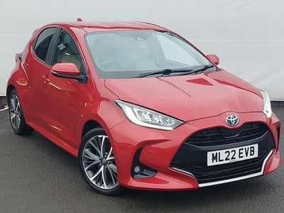 Second-hand Toyota Yaris Hybrid 116 CP (85 kW) 2022 Roșu Hatchback