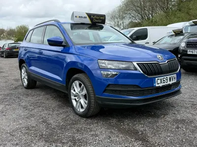 Używany Skoda Karoq SE Technology 116 KM (85 kW) 2019 Niebieski SUV