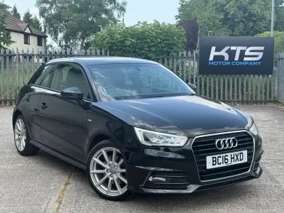 Used Audi A1 S-Line 125 HP (91 kW) 2016 Black Hatchback