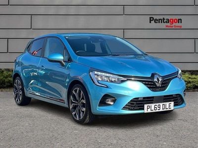 Used Renault Clio V Iconic 100 HP (73 kW) 2020 Blue Hatchback