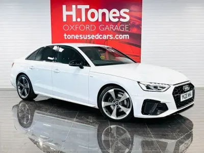 Used Audi A4 Black Edition 150 HP (110 kW) 2020 White Sedan