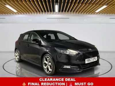 Used Ford Focus ST 185 HP (136 kW) 2017 Black Hatchback