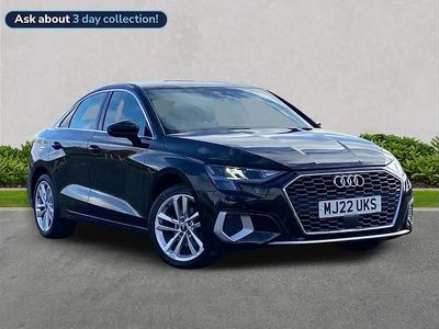 Used Audi A3 Sport 150 HP (110 kW) 2022 Black Sedan