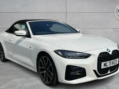 Used BMW 420 M Sport 188 HP (138 kW) 2021 White Cabriolet