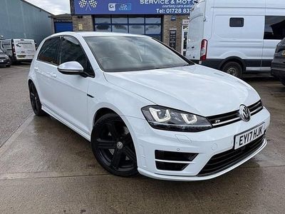 White Used 2017 VW Golf VII R Hatchback | £17,495 (Fair price)