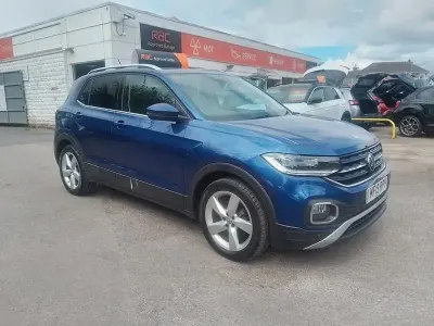 Usado VW T-Cross SEL 115 HP (84 kW) 2019 Azul SUV