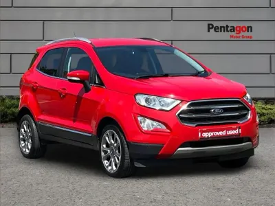 Used Ford Ecosport Titanium 125 HP (91 kW) 2019 Red SUV