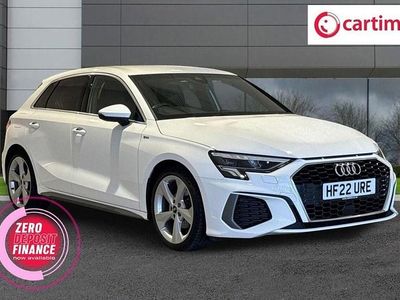 Used Audi A3 Sportback S-Line 150 HP (110 kW) 2022 White Hatchback