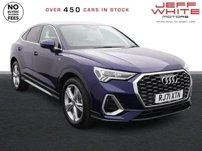 Used Audi Q3 Sportback S-Line 2022 Navarra blue SUV