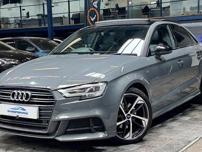 Used Audi A3 Black Edition 150 HP (110 kW) 2018 Grey Sedan