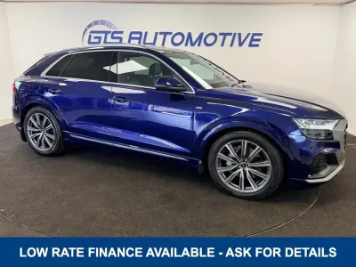 Used Audi Q8 S-Line 286 HP (210 kW) 2020 Blue SUV