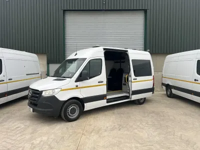 Used Mercedes Sprinter Progressive 161 HP (118 kW) 2021 White Van