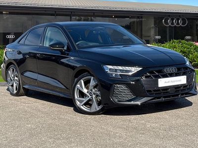 Used Audi A3 Black Edition 150 HP (110 kW) 2025 Black Sedan