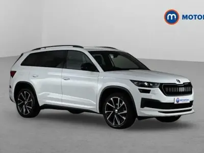 Used Skoda Kodiaq SportLine 150 HP (110 kW) 2022 White SUV