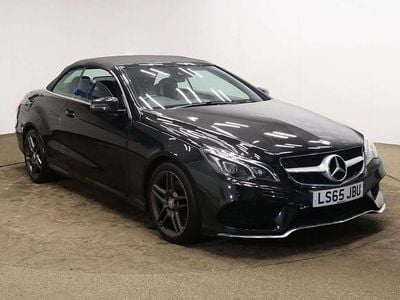 Black Used 2015 Mercedes E220 AMG line Cabriolet | £11,795 (Fair price)
