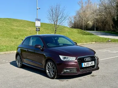 Begagnad Audi A1 S-Line 116 HK (85 kW) 2015 Röd Halvkombi