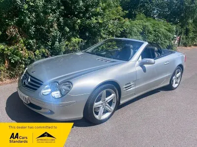Used Mercedes SL500 306 HP (225 kW) 2003 Silver Cabriolet