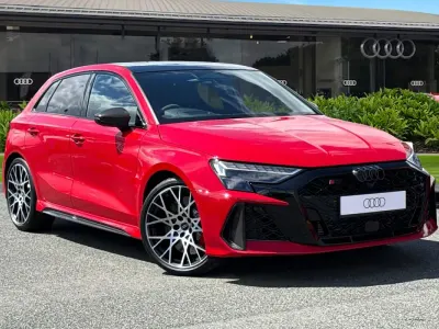 New Audi RS3 Advanced 400 HP (294 kW) 2026 Red Sedan