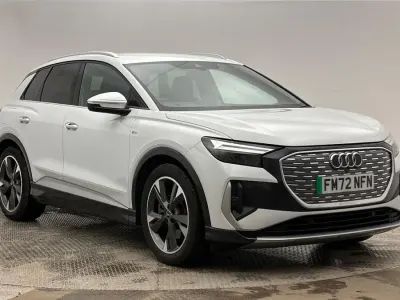 Used Audi Q4 e-tron S-Line 150 kW (204 HP) 2023 White SUV