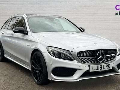 Silver Used 2018 Mercedes C43 AMG Premium Plus Estate | £22,953 (Fair price)