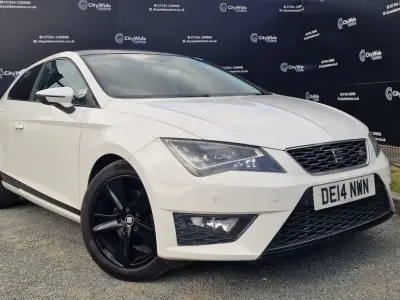 Used Seat Leon FR 125 HP (91 kW) 2014 White Hatchback